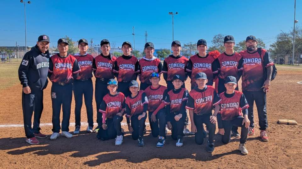 CONQUISTA SONORA LOS DOS CETROS DEL NACIONAL DE SOFTBOL SUB 14 Y 17 